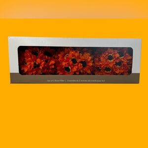 Set of 3 Faux Sunflower Bowl Fillers